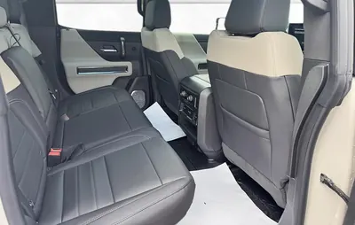 2026 GMC Hummer EV 3X Pickup — rear seats