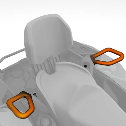 Heated Passenger Grips & Visor Outlet